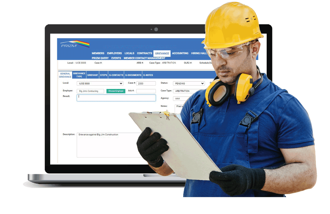 PRIZM Membership Grievance Management